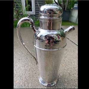 Vintage silver cocktail jug